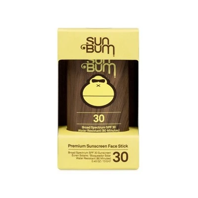 Sun Bum Sunscreen Face Stick  SPF 30  0.45oz