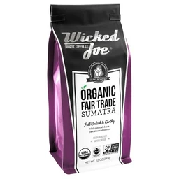 Wicked Joe Wicked Joe Coffee Co. Sumatra Medium Roast Whole Bean Coffee  12oz