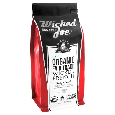Wicked Joe Coffee Co. Wicked French Dark Roast Ground Coffee 12oz