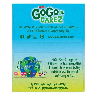 GoGo SqueeZ Big Variety Pack Apple Straw Pear Cinna Van  42.3oz/10ct