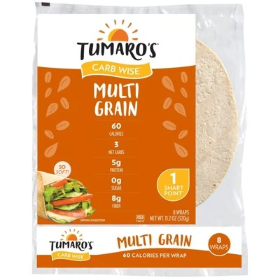 Tumaro's Low Carb Multi Grain Tortillas  8 inch