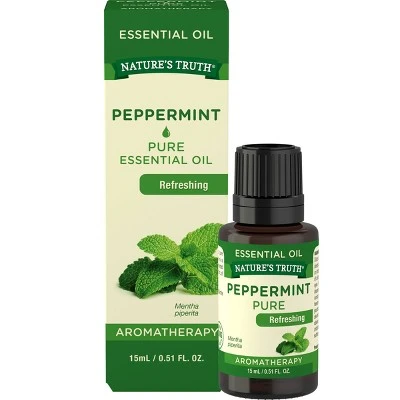 Nature's Truth Peppermint Aromatherapy Essential Oil  0.51 fl oz