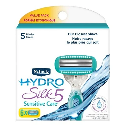 Schick Hydro Silk 5 Sensitive Women Razor Blade Refills