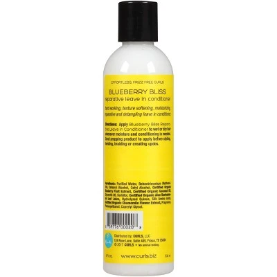 Curls Blueberry Bliss Reparative Leave In Conditioner 8 fl oz
