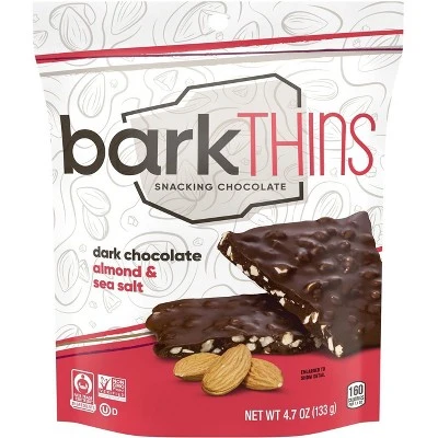 barkTHINS Almond with Sea Salt Dark Chocolate  4.7oz