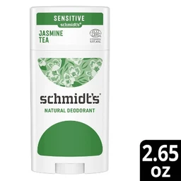 Schmidt's Schmidt's Sensitive Skin Formula Natural Deodorant, Jasmine Tea