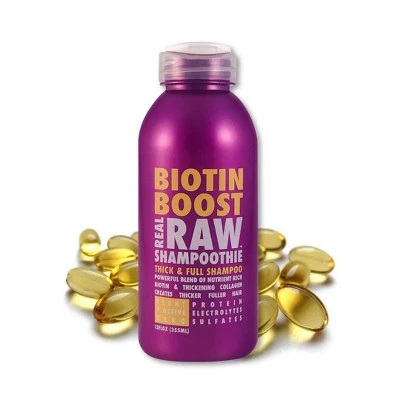 Real Raw Shampoothie Biotin Boost Thick & Full Shampoo  12 fl oz