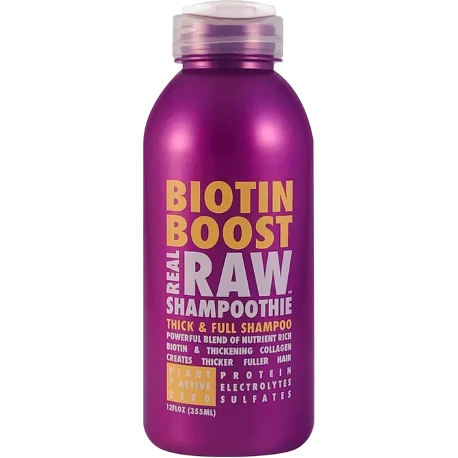 Real Raw Shampoothie Biotin Boost Thick & Full Shampoo  12 fl oz