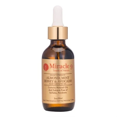 Miracle 9 Touch Of Nature Hair Growth Oil  2 fl oz