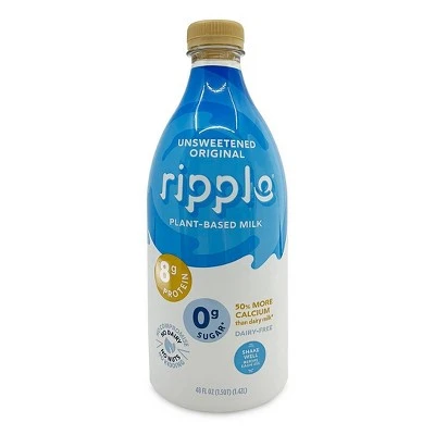Ripple Nutritious Pea Milk, Unsweetened Original