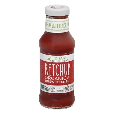 Primal Kitchen Unsweetened Organic Ketchup  12oz