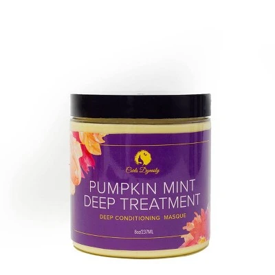 Curls Dynasty Pumpkin Mint Deep Treatment Deep Conditioning Masque 8oz