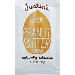 Justin's Justin's Square Pack Classic Peanut Butter  1.15oz
