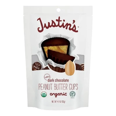 Justin's Dark Chocolate Peanut Butter Cups  4.7oz
