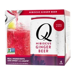 Q Mixers Q Mixers Hibiscus Ginger Beer  4pk/7.5 fl oz Cans
