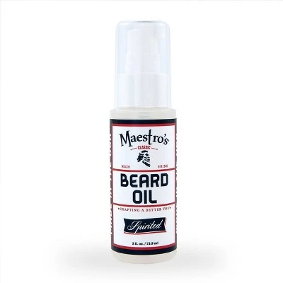 Maestro's Spirited Blend Classic Dry Beard Oil 2 fl oz