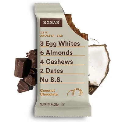 RXBAR Coconut Chocolate Protein Bars  4ct