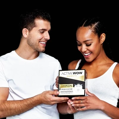 Active Wow White Charcoal Teeth Whitening Kit