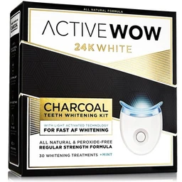 Active Wow Active Wow White Charcoal Teeth Whitening Kit