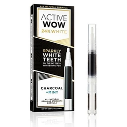 Active Wow Active Wow White Charcoal Teeth Whitening Pen with Mint 0.09 fl oz
