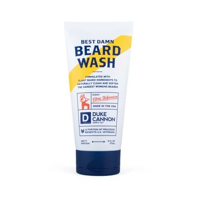 Duke Cannon Supply Company Best Damn Beard Wash  6 fl oz