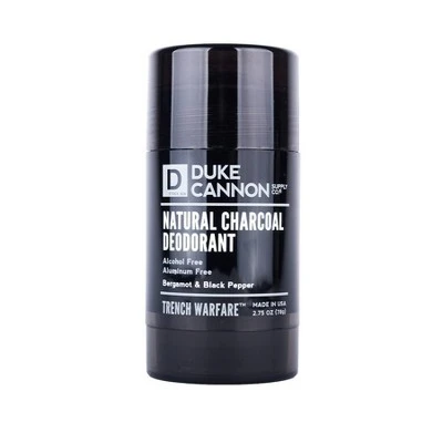 Duke Cannon Natural Charcoal Deodorant Bergamot & Black Pepper