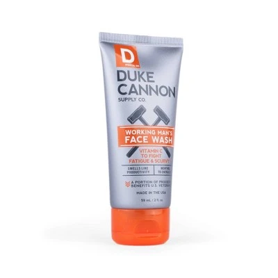 Duke Cannon Supply Working Man's Face Wash Travel Size  2 fl oz