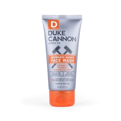 Duke Cannon Supply Working Man's Face Wash Travel Size  2 fl oz