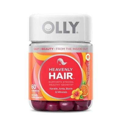 OLLY Heavenly Hair Gummy Supplement  60ct