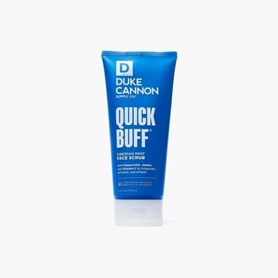 Duke Cannon Quick Buff Energizing Face Scrub  6 fl oz