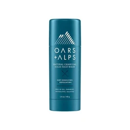 OARS + ALPS Oars + Alps Men's Natural Daily Exfoliating Power Cleansing Charcoal Face Wash  1.2oz