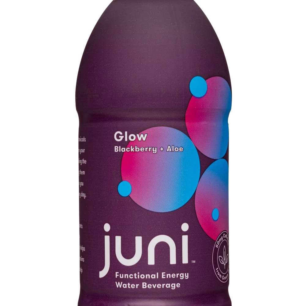 Juni Glow Blackberry Aloe Functional Energy Water 16.9 fl oz Bottle