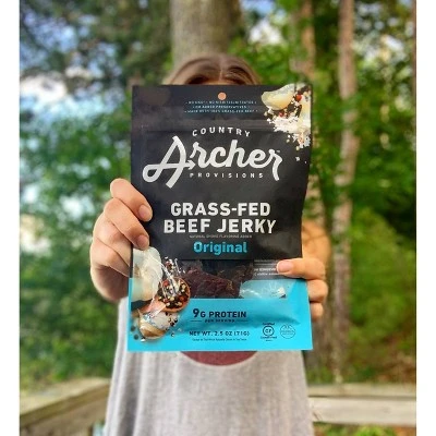 Country Archer All Natural Grass Fed Original Beef Jerky