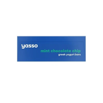 Yasso Frozen Greek Yogurt  Mint Chocolate Chip Bars  4ct