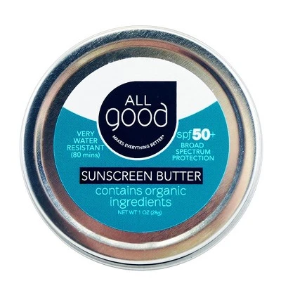 All Good Zinc Sunscreen Butter  SPF 50+  1oz
