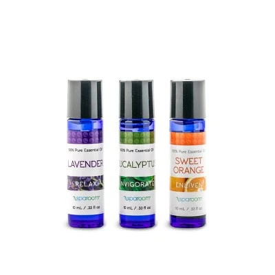 10ml 3pk 100% Pure Essential Oil Lavender Eucalyptus & Sweet Orange  SpaRoom