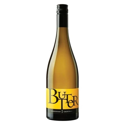 Butter Chardonnay White Wine  750ml Bottle