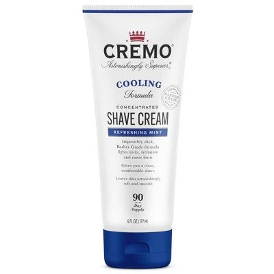 Cremo Cooling Shave Cream  6 fl oz