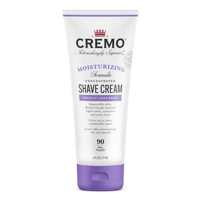 Cremo Bliss Moisturizing Concentrated Shave Cream Lavender  6 fl oz