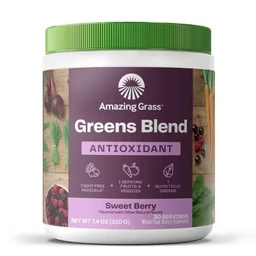 Amazing Grass Amazing Grass Green Superfood Antioxidant Vegan Dietary Supplement Powder  Sweet Berry  7.4oz