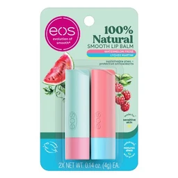 eos eos Flavor Lab Lip Balm Sticks  Watermelon Frose And Lychee Martini  2pk/0.28oz