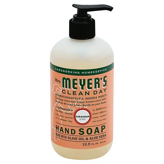 Mrs. Meyer's Clean Day Liquid Hand Soap, Geranium