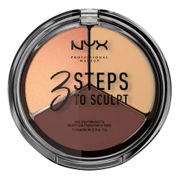 NYX Professional Makeup NYX Professional Makeup 3 Steps to Sculpt Palette Medium  0.54oz