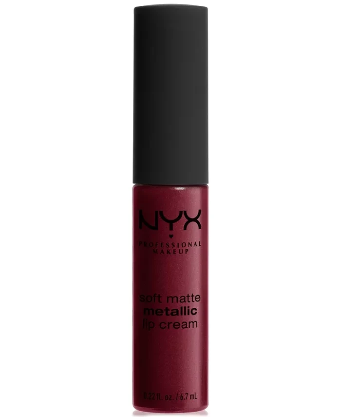 NYX Professional Makeup Soft Matte Metallic Lip Cream Budapest 0.22 fl oz