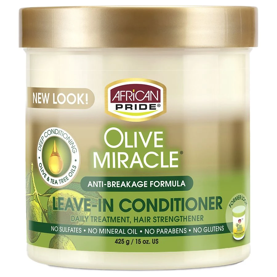African Pride Olive Miracle Leave in Conditioner (2016 formulation)