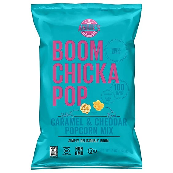 Angie's Boomchickapop Caramel & Cheddar Mix Popcorn  6oz
