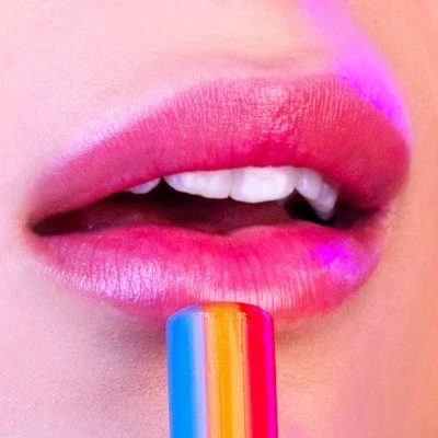 Winky Lux Rainbow Balm Lip & Cheek Stain  Pink Stain  0.12oz