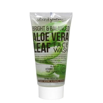 Urban Hydration Bright & Balanced Aloe Vera Leaf Face Wash  6 fl oz