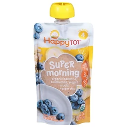 Happy Family Happytot Organics Fruit Yogurt & Grain Blend Baby Food