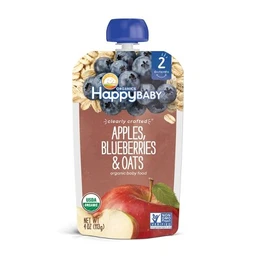 Happy Family Happy Baby Clearly Crafted S2 Blueberry Oats 4oz